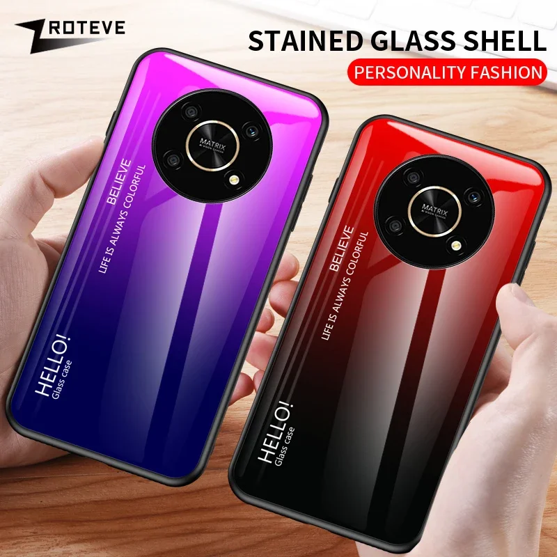 For HonorX9 Case ZROTEVE Gradient Tempered Glass Cover For Huawei Honor X9 X9a X9b X8 X8a X8b HonorX8 HonorX9a Phone Cases