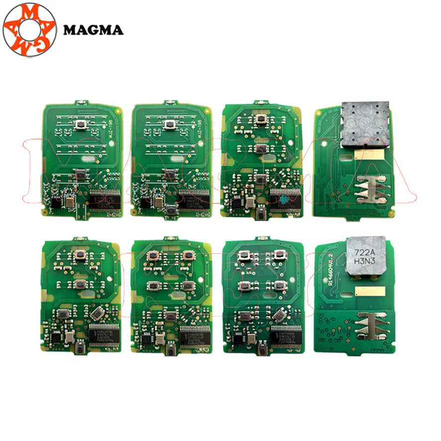 MAGMA ID47 433MHz رقاقة PCF7938 FCC KR5V2X لهوندا سيتي/سيفيك/CR-V/HR-V/جاز/أوديسي/فيزيل مفتاح بعيد 2-7 أزرار 2016-2020