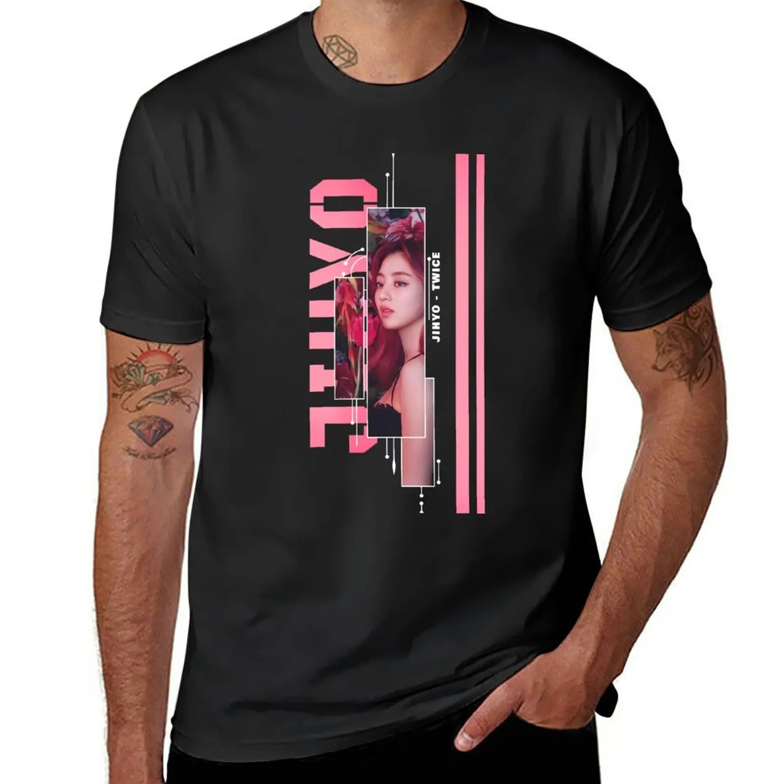 

Jihyo T-Shirt sublime korean fashion plain mens cotton t shirts