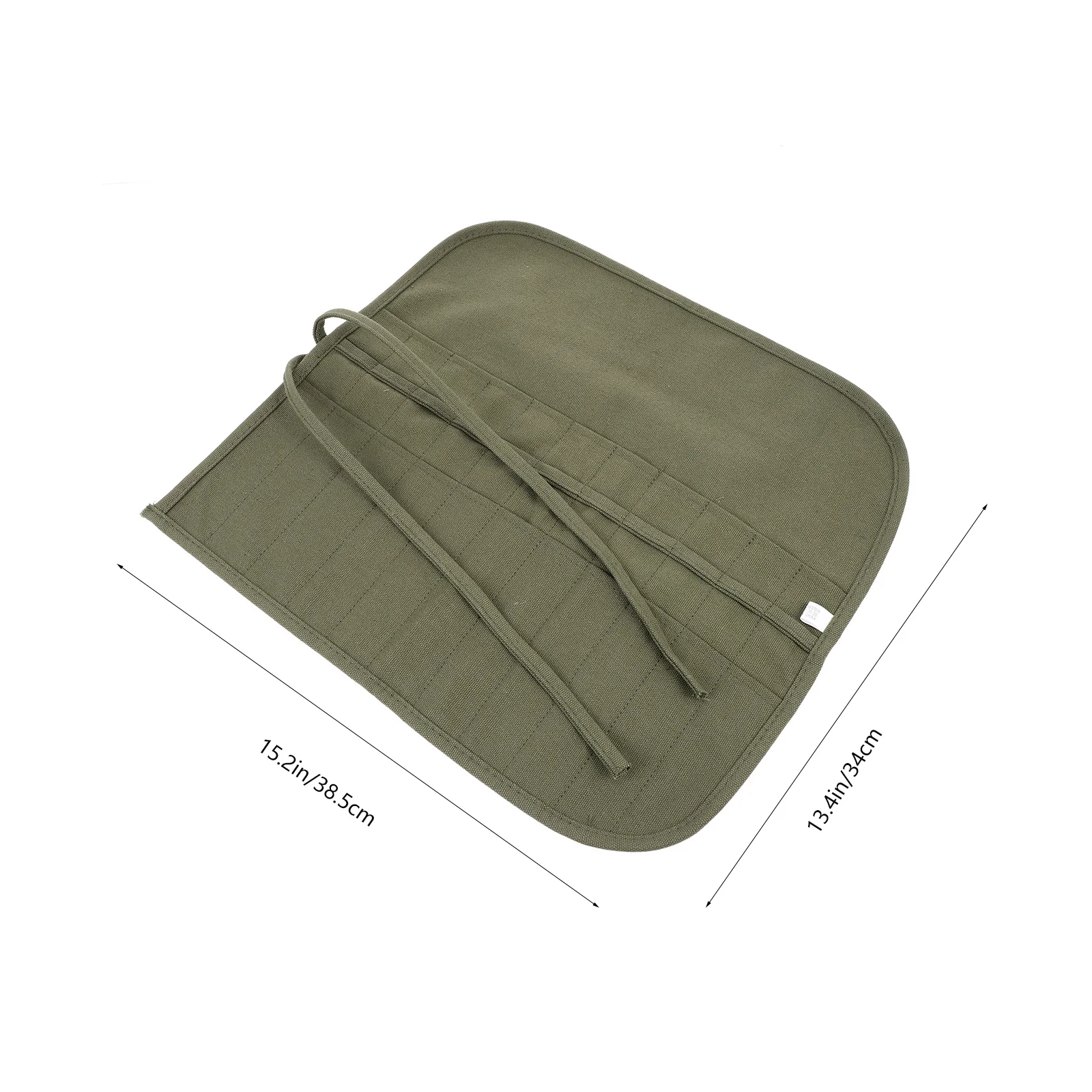 

Delicate Canvas Pencil Roll Up Bag Household Brush Roll Easy Grouping and Instant Access to Drawing Pencils Pen Supply