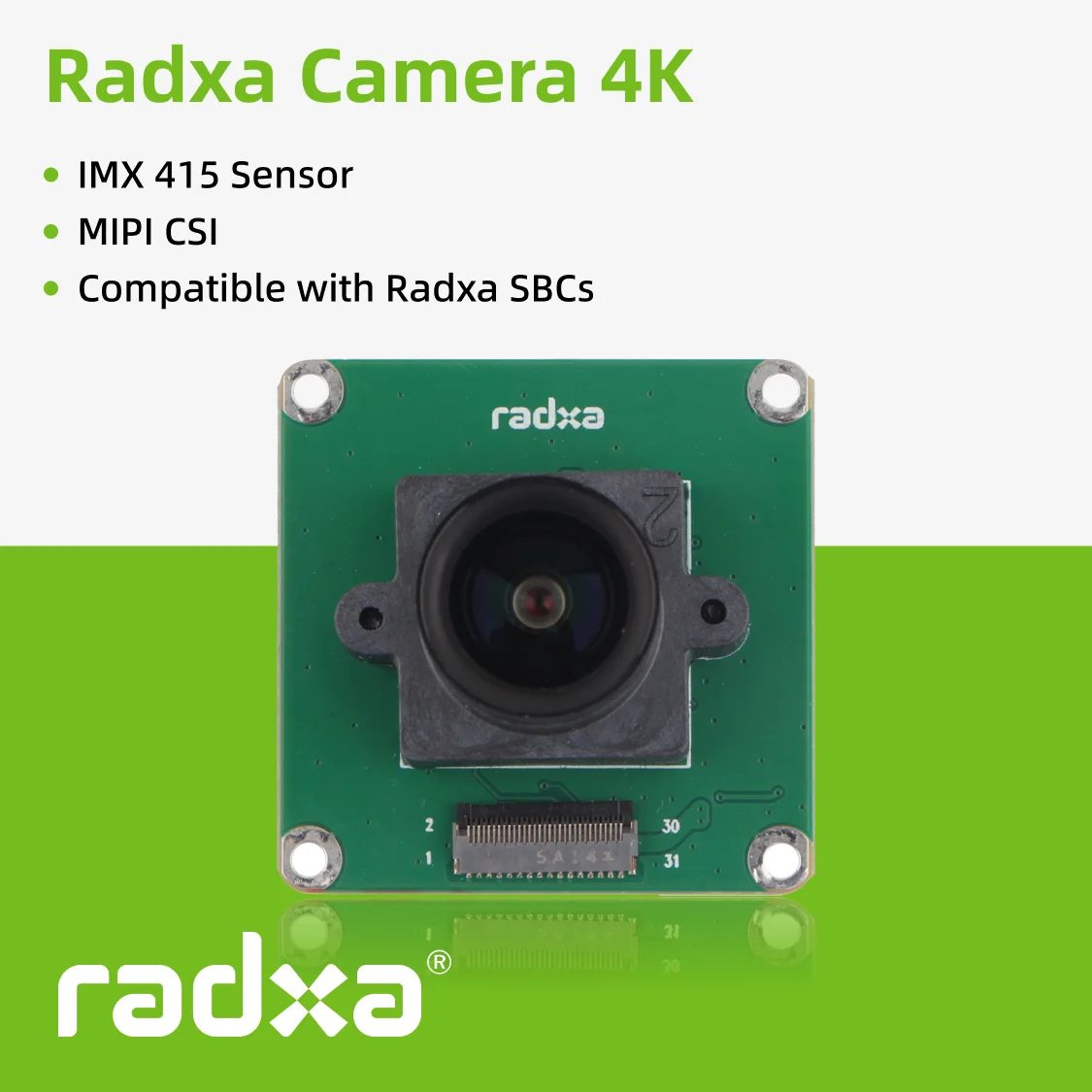 Radxa-Kamera 4K, unterstützt Radxa SBCs, IMX415-Sensor