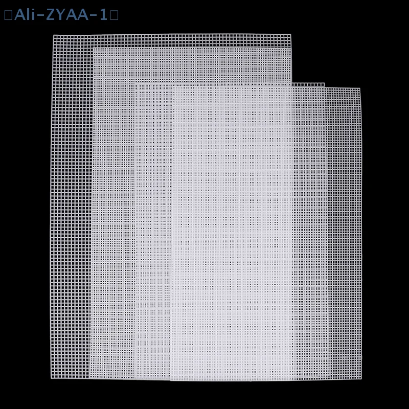 

【ZYAA-1】Handcraft Latch Hook Bags Made Plastic Grid Hook Crafts Accessory Plastic Mesh Cloth For Bag Rug Thread Hook Supplies