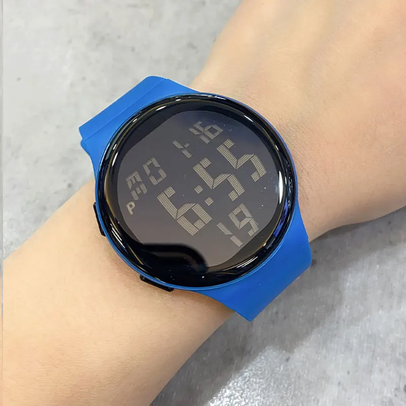 Big Numbers Full Size Digital Watch Easy to Read 5ATM Waterproof Sport Watches Spherical design Watch For Men Dropshipping