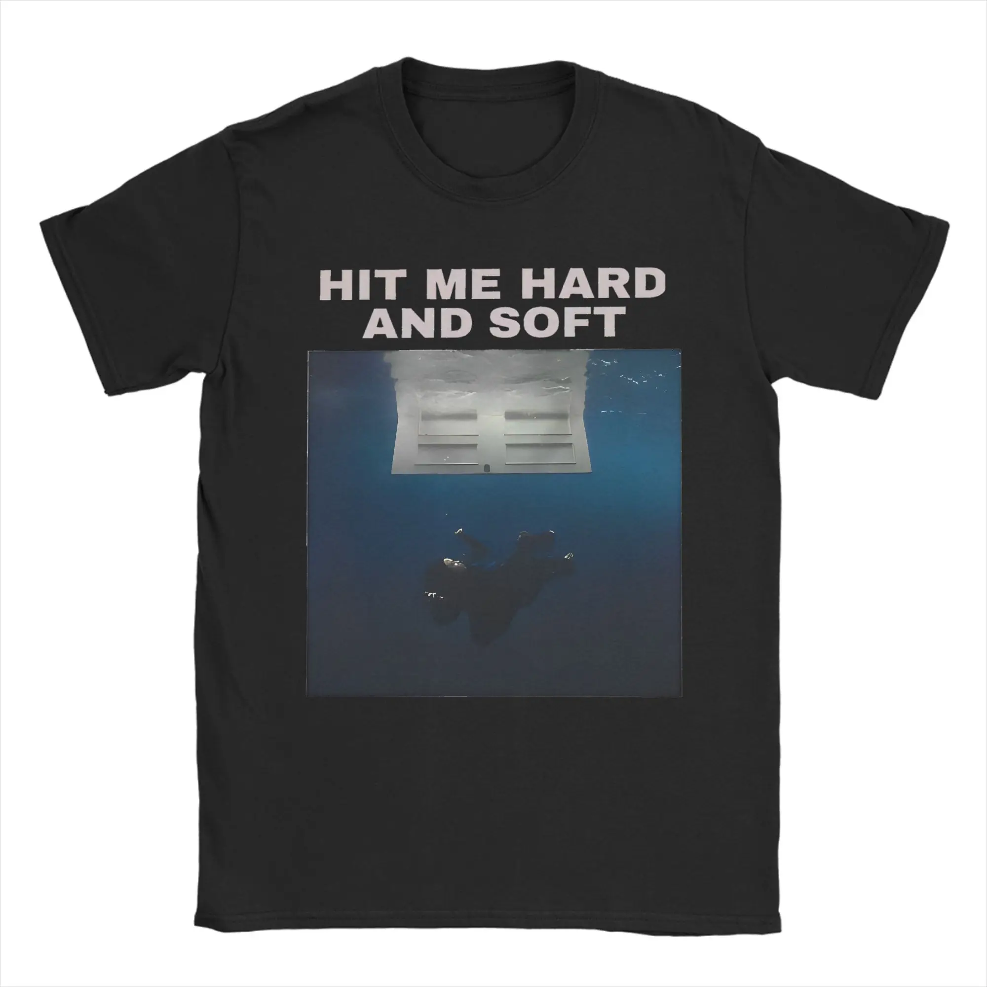 

B-Billie-Girl E-eilish T-Shirts HIT ME HARD AND SOFT Music Funny 100% Cotton Tee Shirt Round Collar Short Sleeve T Shirt