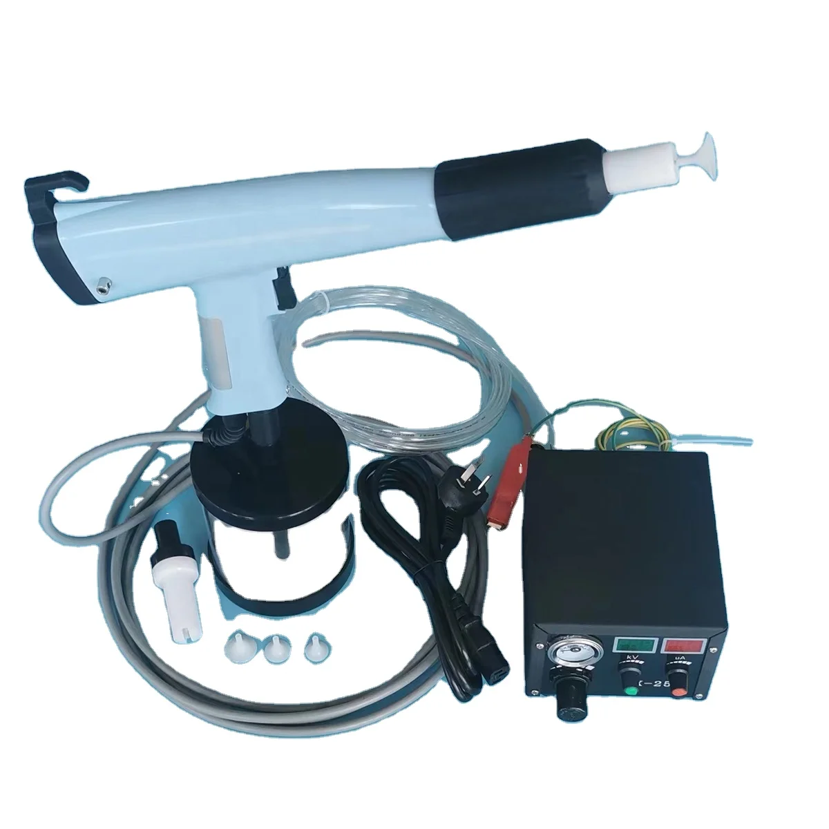 

WX-258 New Type Wheel Coating Adjustable Voltage Multi-Layer Spraying Powder Coating Machine