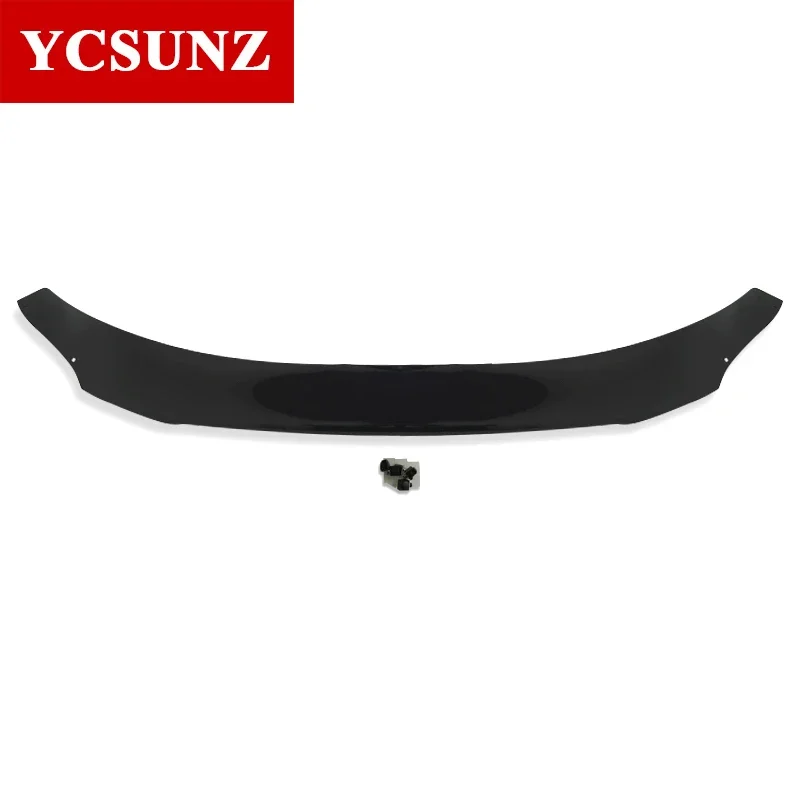 Acrylic Bonnet Guard For SsangYong Musso 2018 2019 2020 2021 Front Bug Hood Deflector Protector Double Cabin Car Accessories