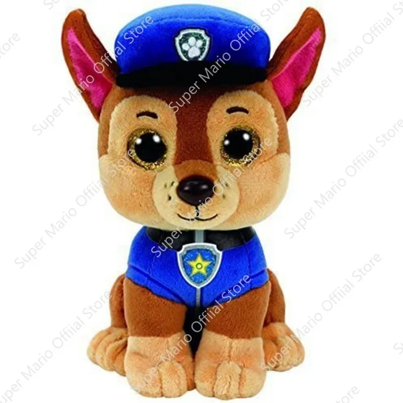 23cm Paw Patrol cute Cartoon Dog Plush Dolls Soft Stuffed Plush Pendant Toys Chase Marshall Rocky Skye Rubble Kids Birthday Gift