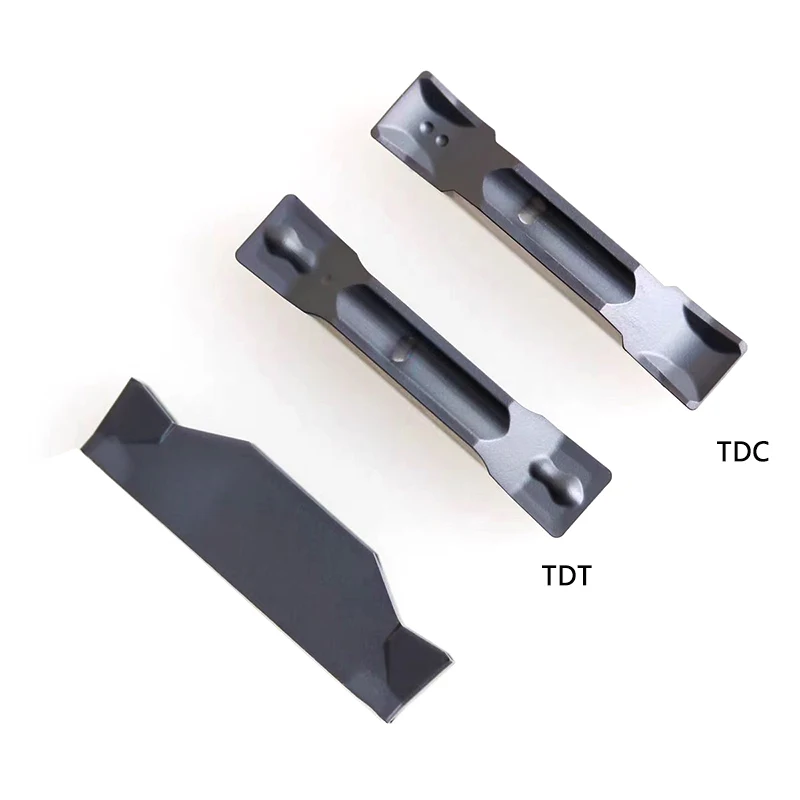 Imagem -03 - Cnc Grooving Blade Deskar Lathe Metal Cutter Turning Tools For m. Inserção do Carboneto Tdc200 Tdc300 Tdc400 Tdt300 Tdt400 Lf6018 10 Peças