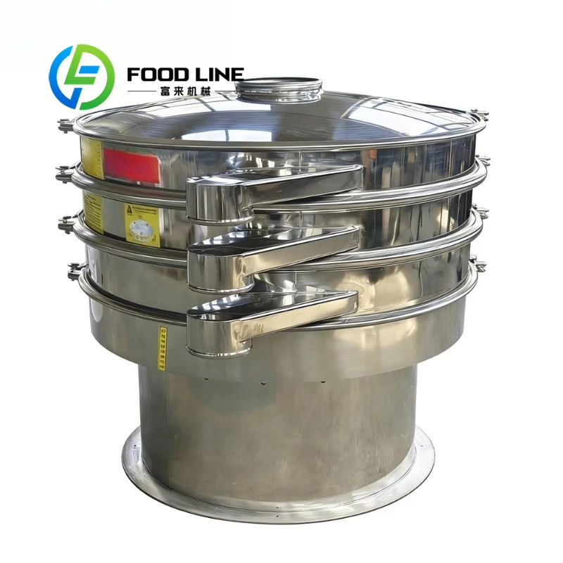 Industrial Sifters Flour Sieving Starch Powder Sieve Vibration Screening Circular Vibrating Screen Vibrator Separator Machine