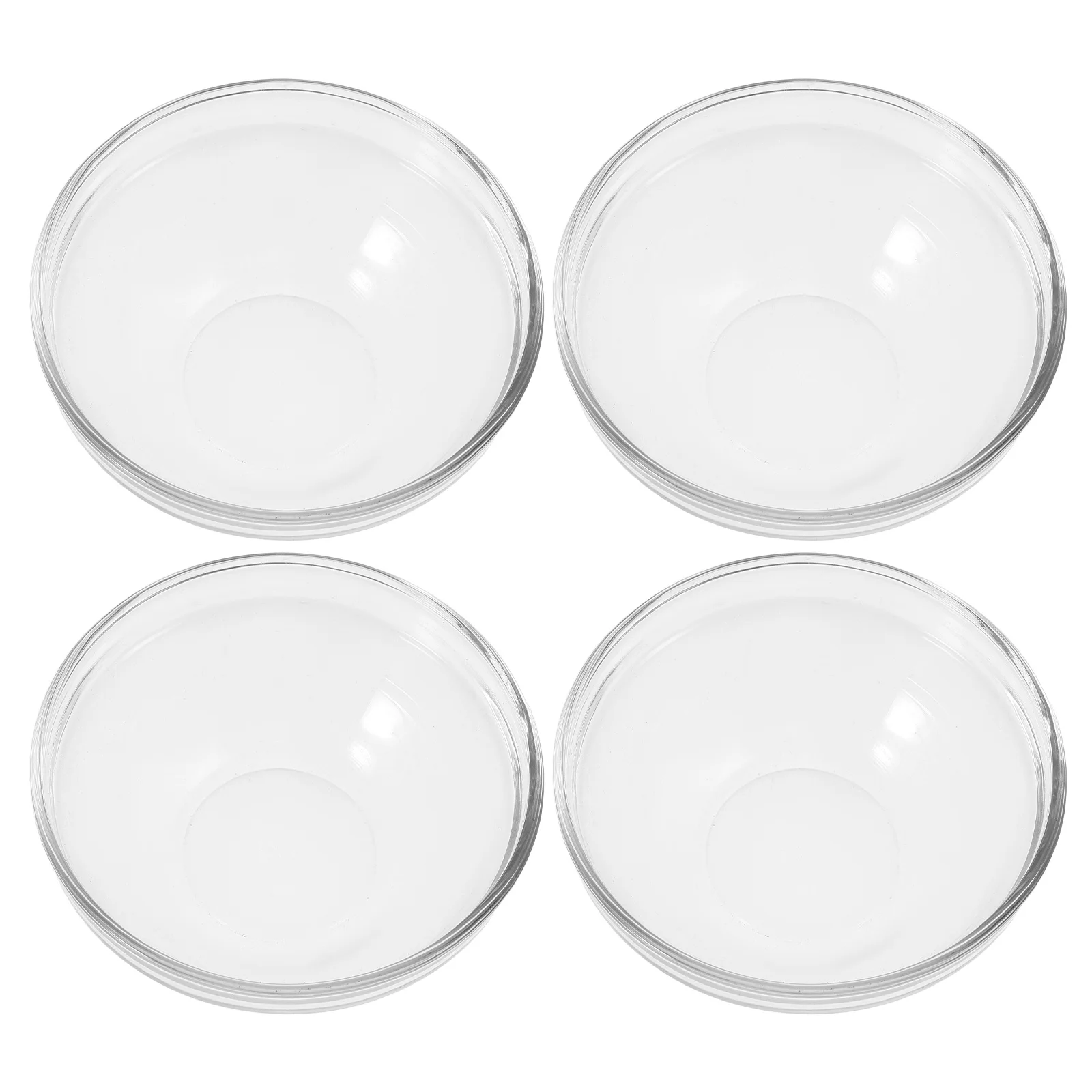 

4Pcs Mini Glass Bowls 3Oz Clear Small Stackable Kitchen Prep Dishes for Spice Storage Sauce Dipping Meal Prep Serving Bowl