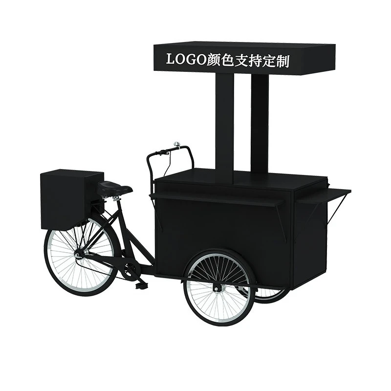 

Customizable Street Stall Cyclable Mobile Tricycle Stall Counter