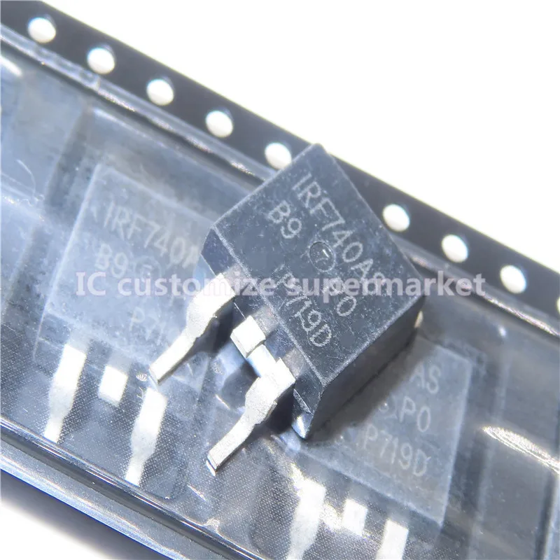 10PCS/LOT IRF740AS TO-263  400V 10A SMD Triode