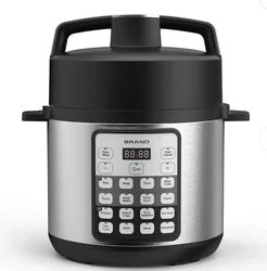 stainless steel larger capacity 240V digital control electric 1500W 16 pre-set multifunction rice cooker with air fryer