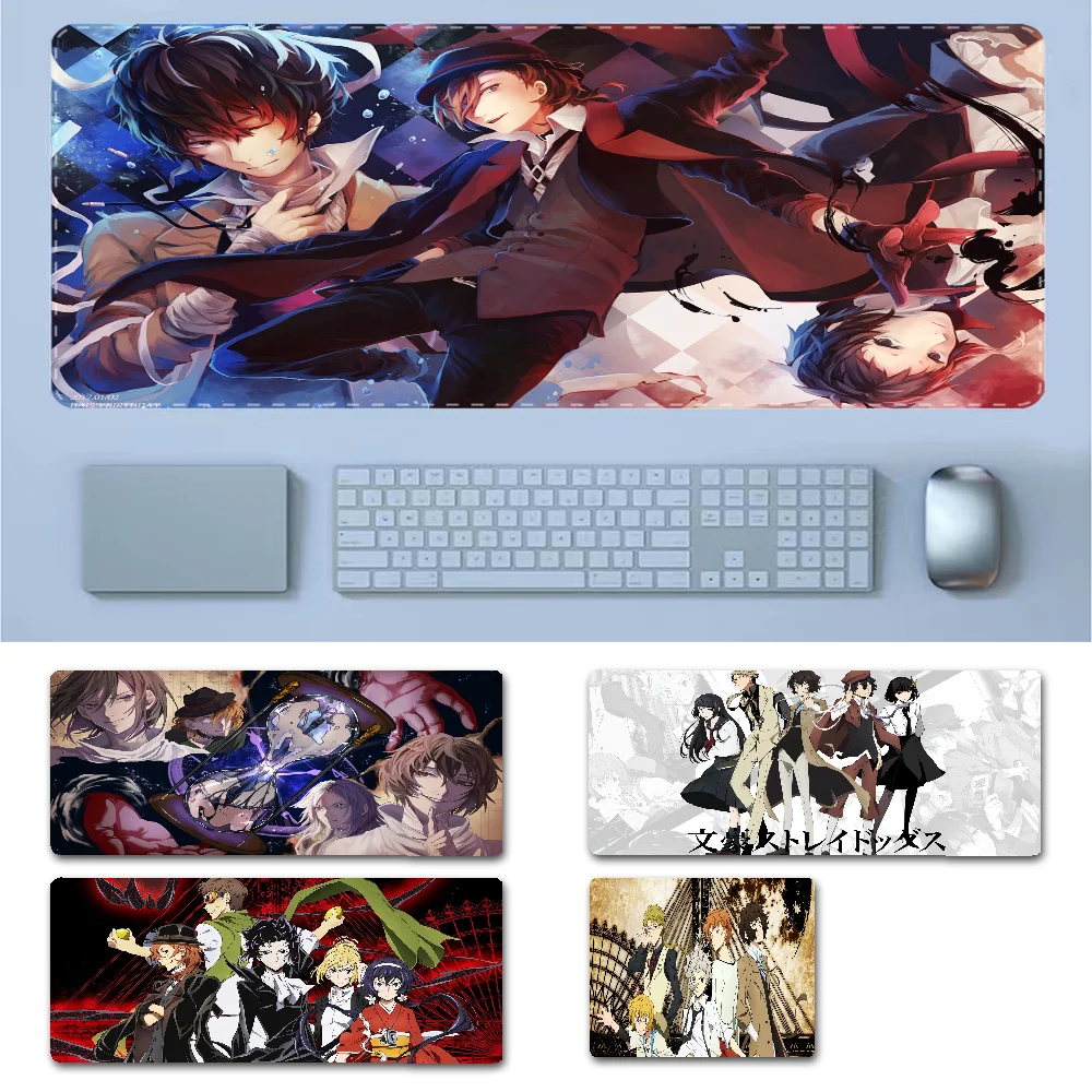 

Bungo Stray Dogs Funny Beautiful Anime Mouse Pad Mat Size For Kawaii Desk Teen Girls For Bedroom