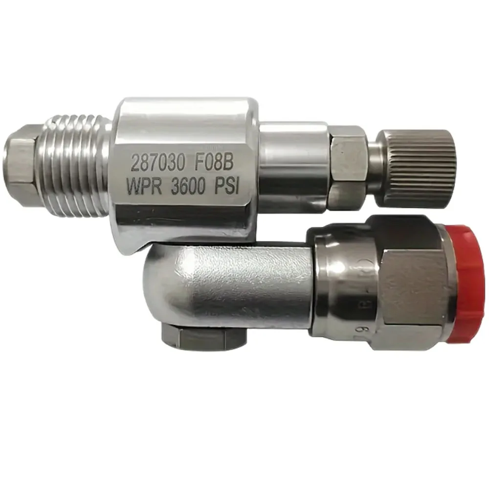 CleanShot Valve Block, 287030 Airless Spray Adapter Connector With Tip Cut-Off Value For High-Pressure Spray Gun
