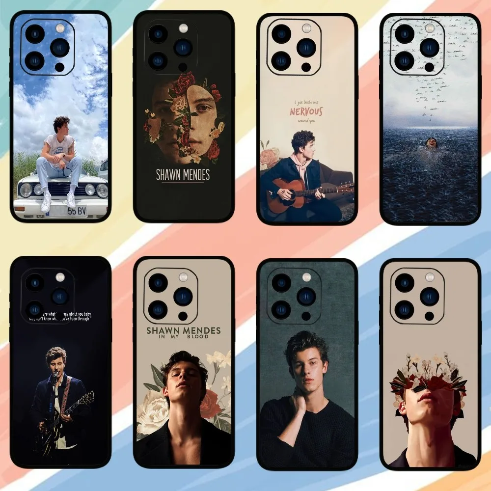 Singer S-Shawn M-Mendes Phone Case For iPhone 15 14 13 12 11 Pro Max mini XS XR X 8 Plus SE Cover