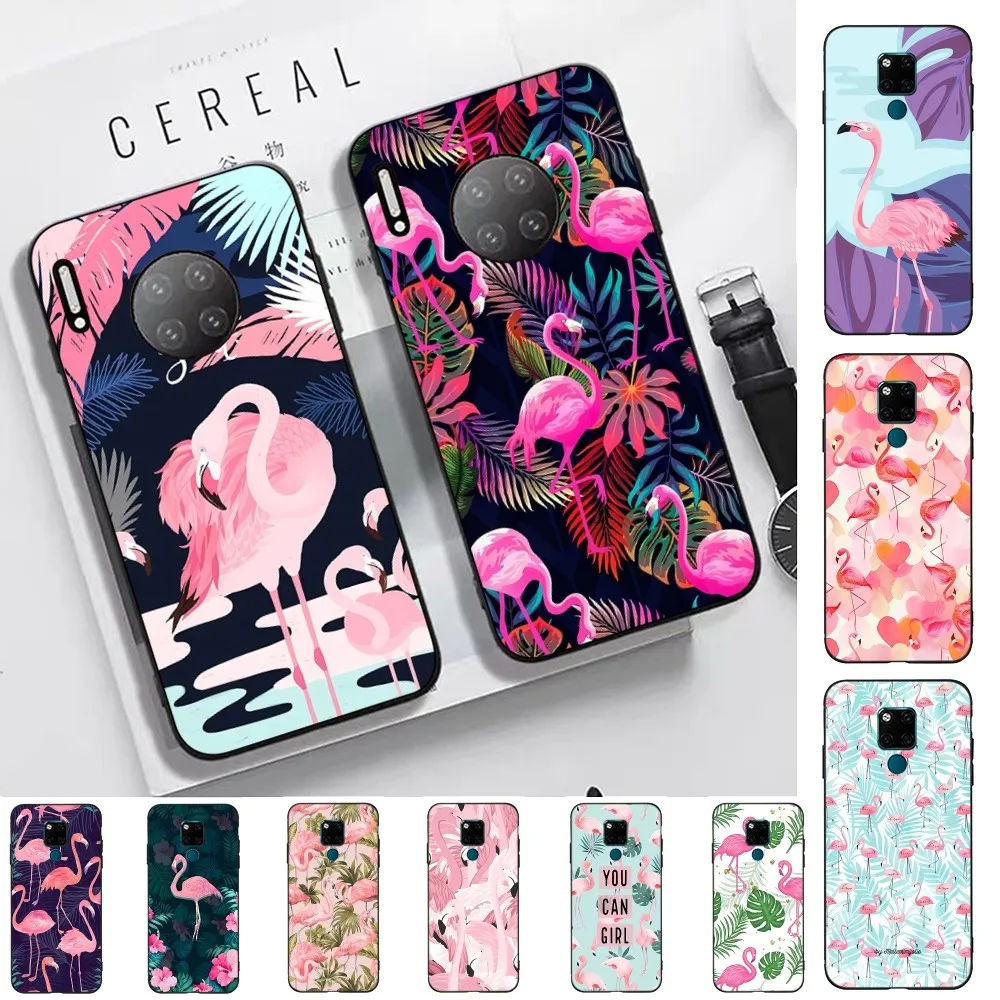 Fashion Flamingo Phone Case For Huawei Mate 10 20 30 40 50 Lite Pro Nova 3 3i 5 6 SE 7 Pro 7SE