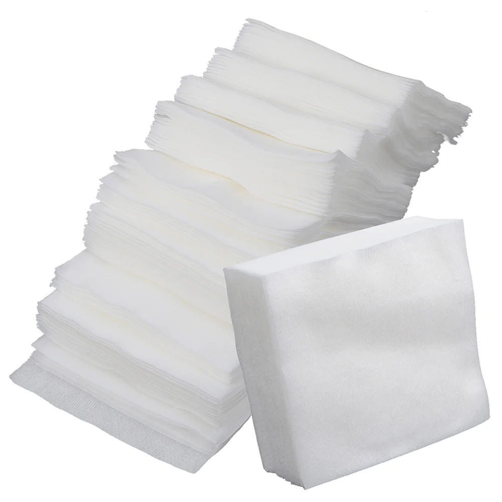 500 قطعة من وسادات مسح المكياج النسائية للاستعمال مرة واحدة، منشفة تنظيف غير منسوجة لإزالة المكياج السريع، وسادات تنظيف الوجه الشخصية