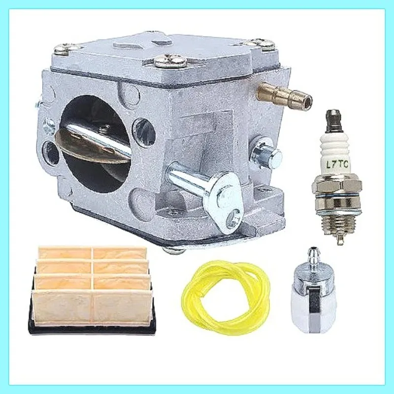 Carburetor & Air Filter Kit for Husqvarna 61 266 268 272 272XP HS254B Chainsaw Replacement
