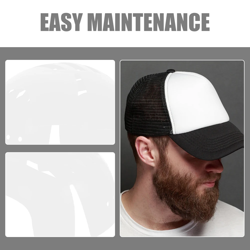 

2 pcs Safety Hat Liner Bump Cap Insert Hard Hat Construction White Plastic Lining Baseball Shaper Protectors
