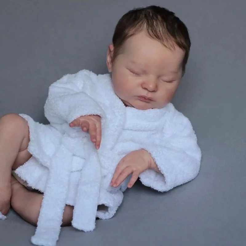 

48cm Sleeping Doll Laura with Planting Hair Lovely Cute Cotton Body Dolls