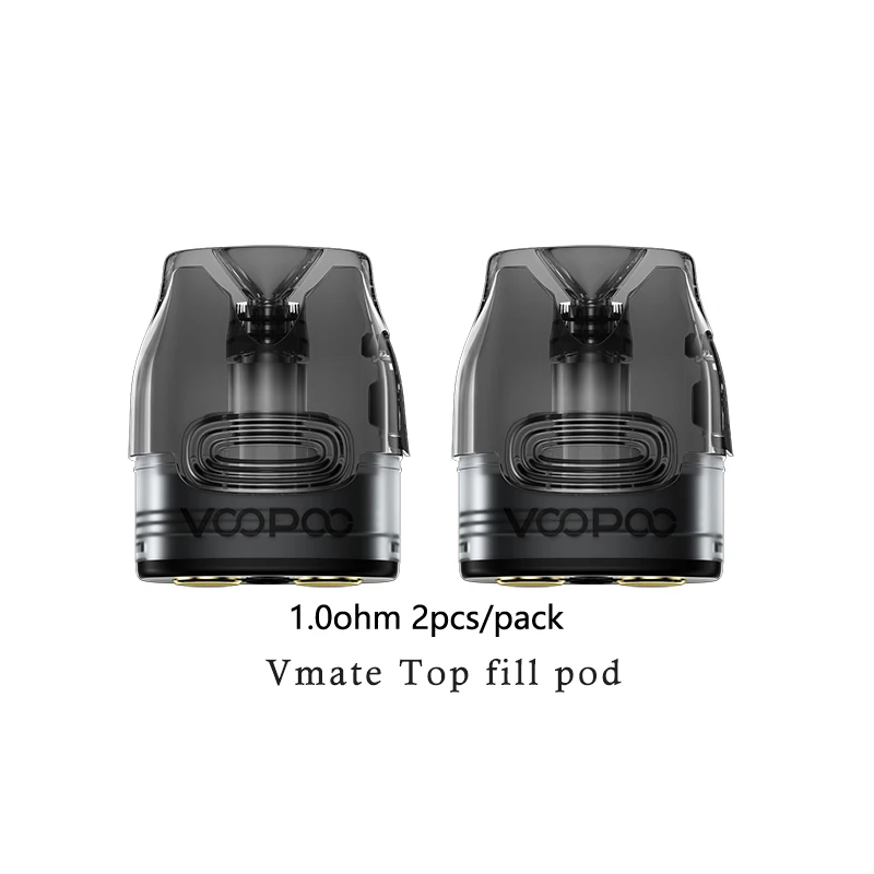 خرطوشة VOOPOO Vmate الأصلية ملء علوي 3 مل 0.4/0.7ohm وخرطوشة Vmate V2 0.7/1.2ohm لـ V.THRU Pro/Vmate Pro/Vmate i2