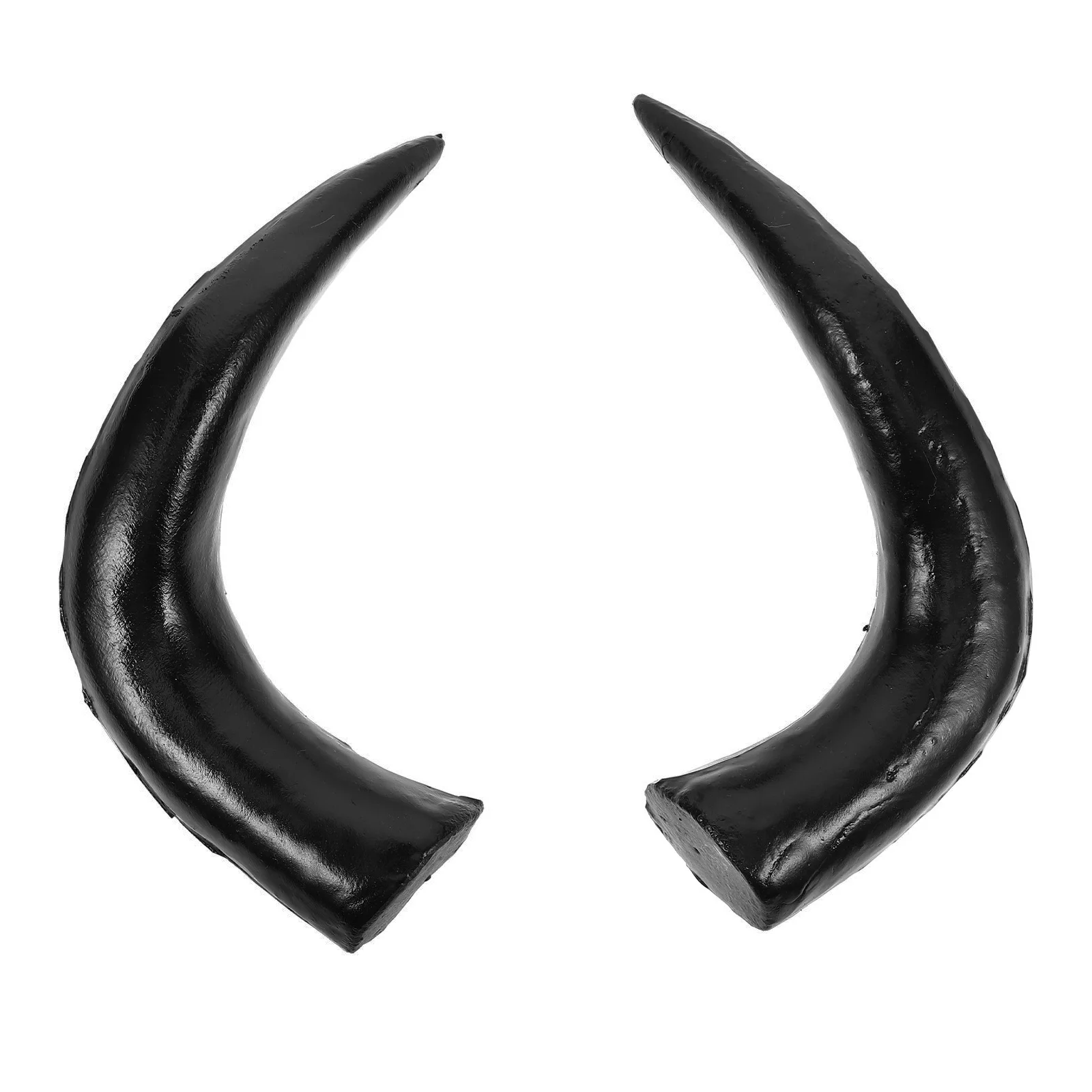 

Plastic Simulated Horn Hairband 1 Pair Black DIY Bull Horns Medium Size Halloween Accessories Bull horns Party Hats