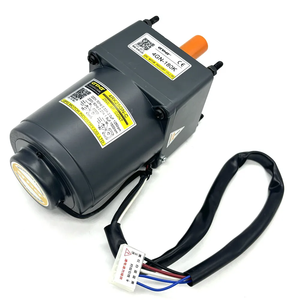 Imagem -03 - Motor Elétrico ca com Cabeçote de Engrenagens Diâmetro Externo de 80 mm 25w 220v 4rk25gn-c 4gn180k