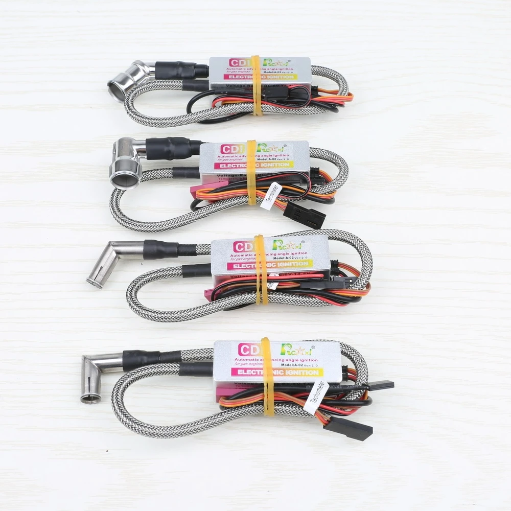 RCEXL CM-6 / ME-8 MINI الألومنيوم السيارات زاوية الإشعال الكهربائي CDI HV الجهد العالي مناسبة للبنزين DLE أسطوانة واحدة، الخ #3