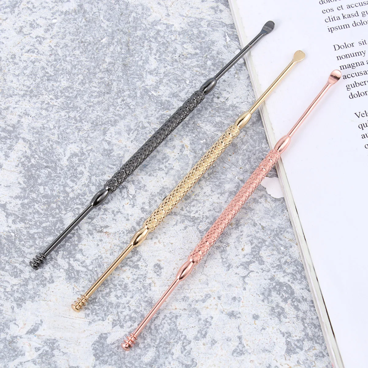 

3 шт. набор для удаления ушной серы из нержавеющей стали, портативные ушные стрижки, прочный, легко чистящийся, инструменты для совок для ушей для взрослых, совок для ушей