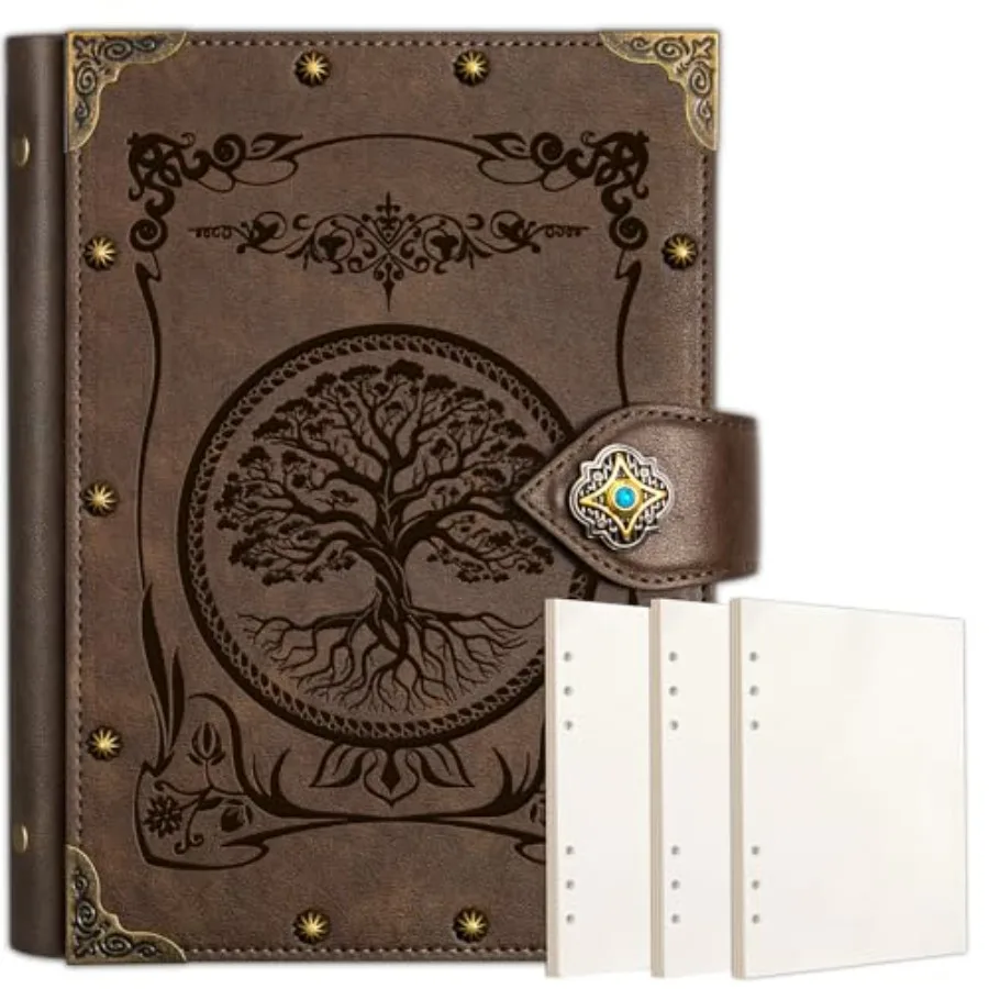 

Блокнот-ежедневник «Древо жизни»: уникальный формат А5, 1000 страниц, для аксессуаров по Dungeons and Dragons, скетчбук, дневник для рисования, для колледжа