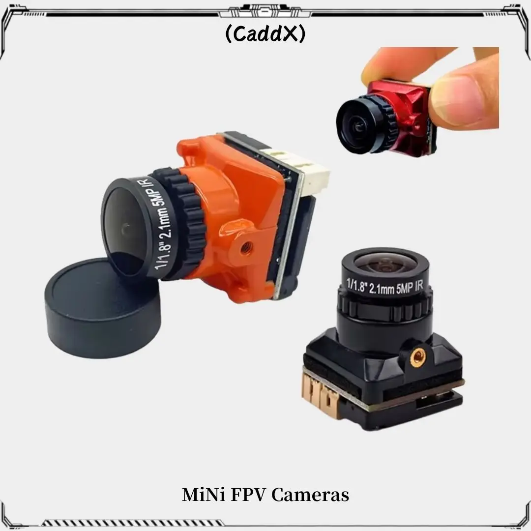 1/3 CMOS 1500TVL Mini FPV Camera 2.1mm Lens Voltage 5V-30V PAL / NTSC With OSD Internal adjustable For RC FPV Racing Drone