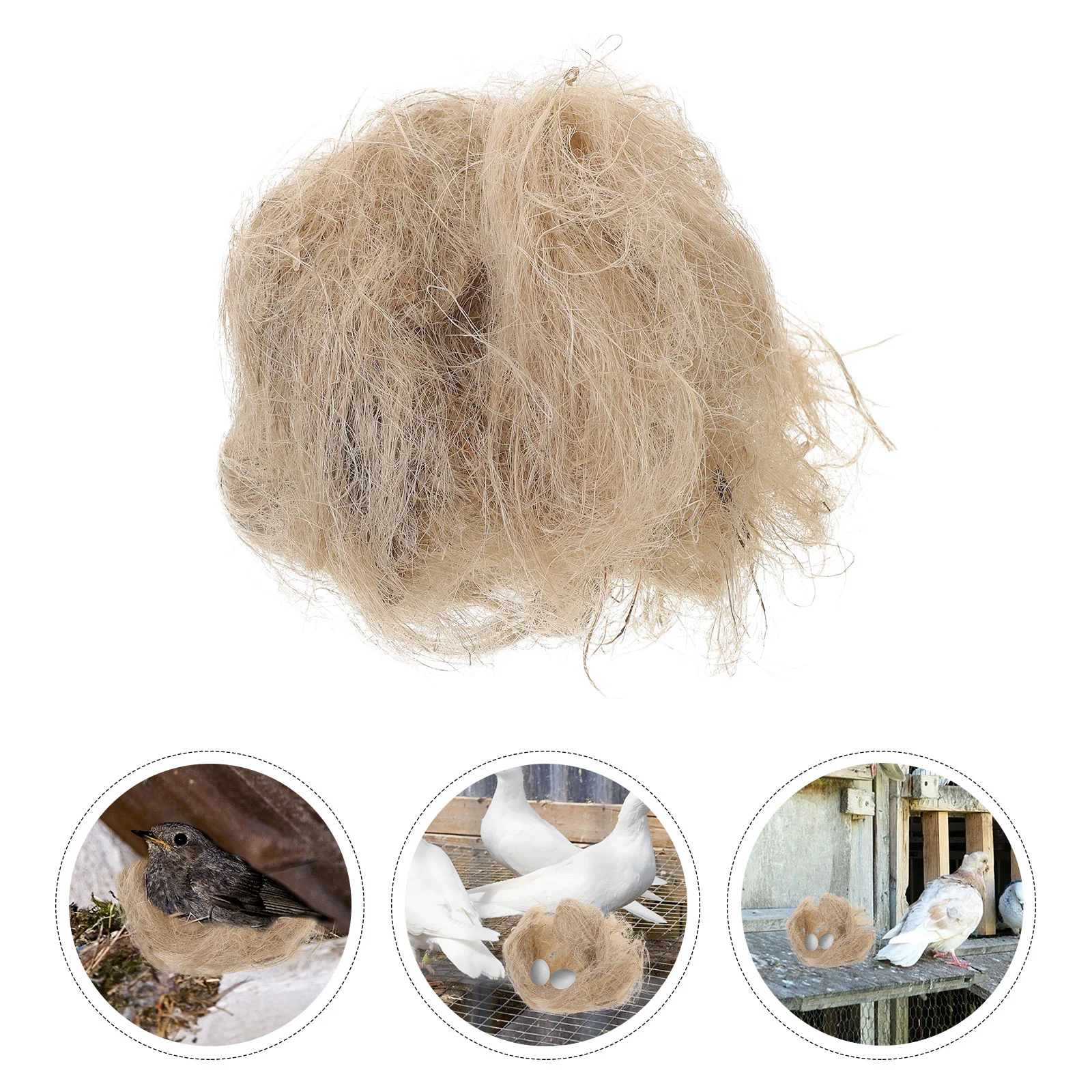 

Bird's Nest Cushion Material Wild Nesting Materials Nests Bedding Linings Parakeet Cotton Parrot