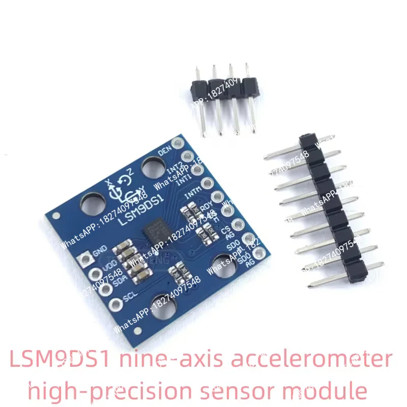3.3V GY-LSM9DS1 LSM9DS1 Nine-axis Sensor Module - Accelerometer Gyroscope Magnetometer/Inertial Measurement - SPI/IIC