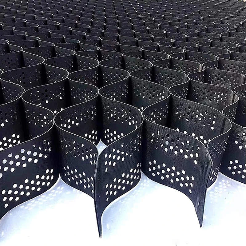 HDPE Waben Geocell Durchlässig Fertiger 2 "Dicke Boden Fertiger Geocell Grid Fertiger 8.2 ′ * 13.1 ′ Kies Grid home Garten
