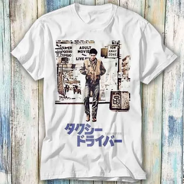 Taxi Driver Japanese Poster Movie De Niro T Shirt Meme Funny Top Style Gamer Music 676