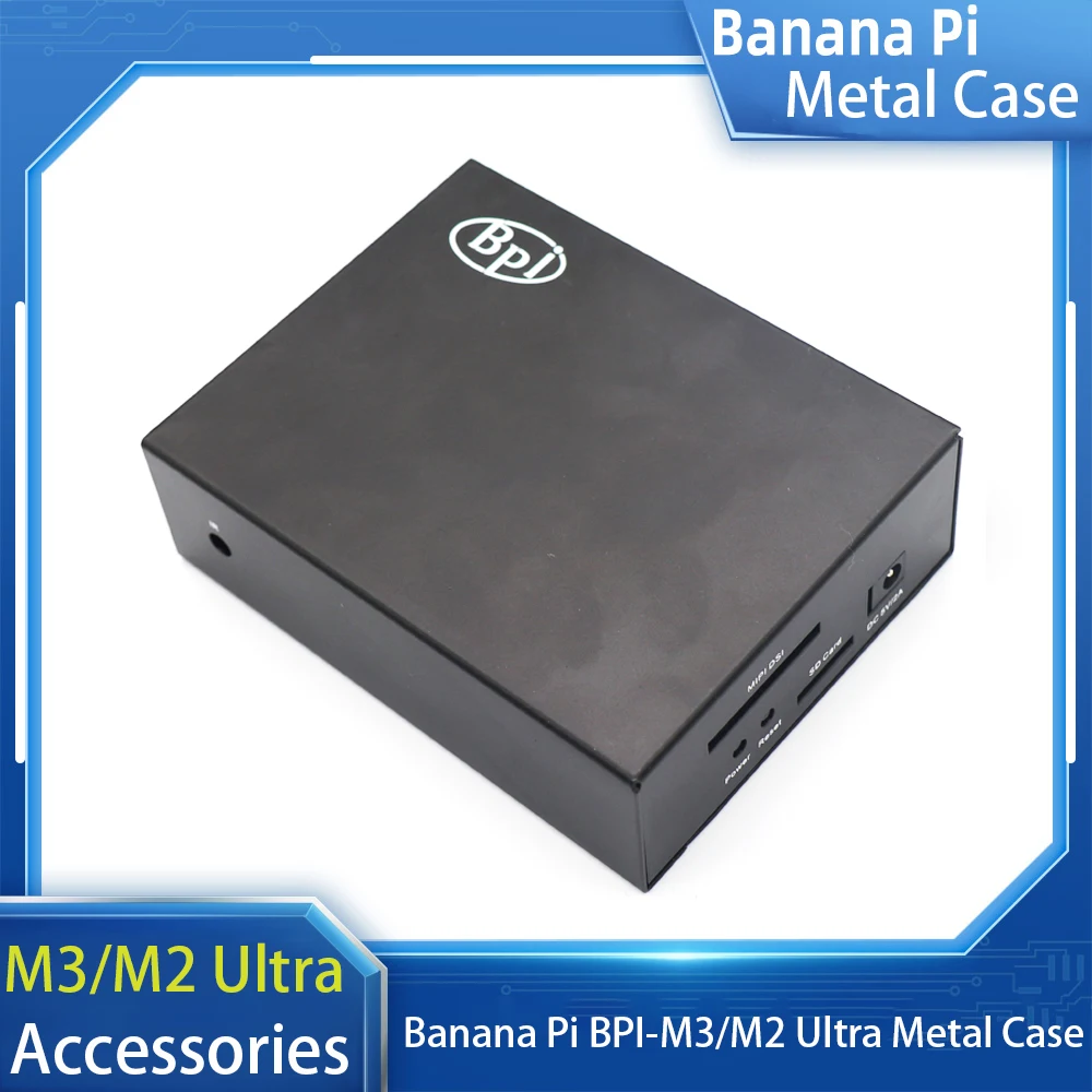 Banana Pi BPI-M3/M2 Ultra Metal Case for Banana Pi Single Board Accessories Excellent Durability and protection Heat Dissipation