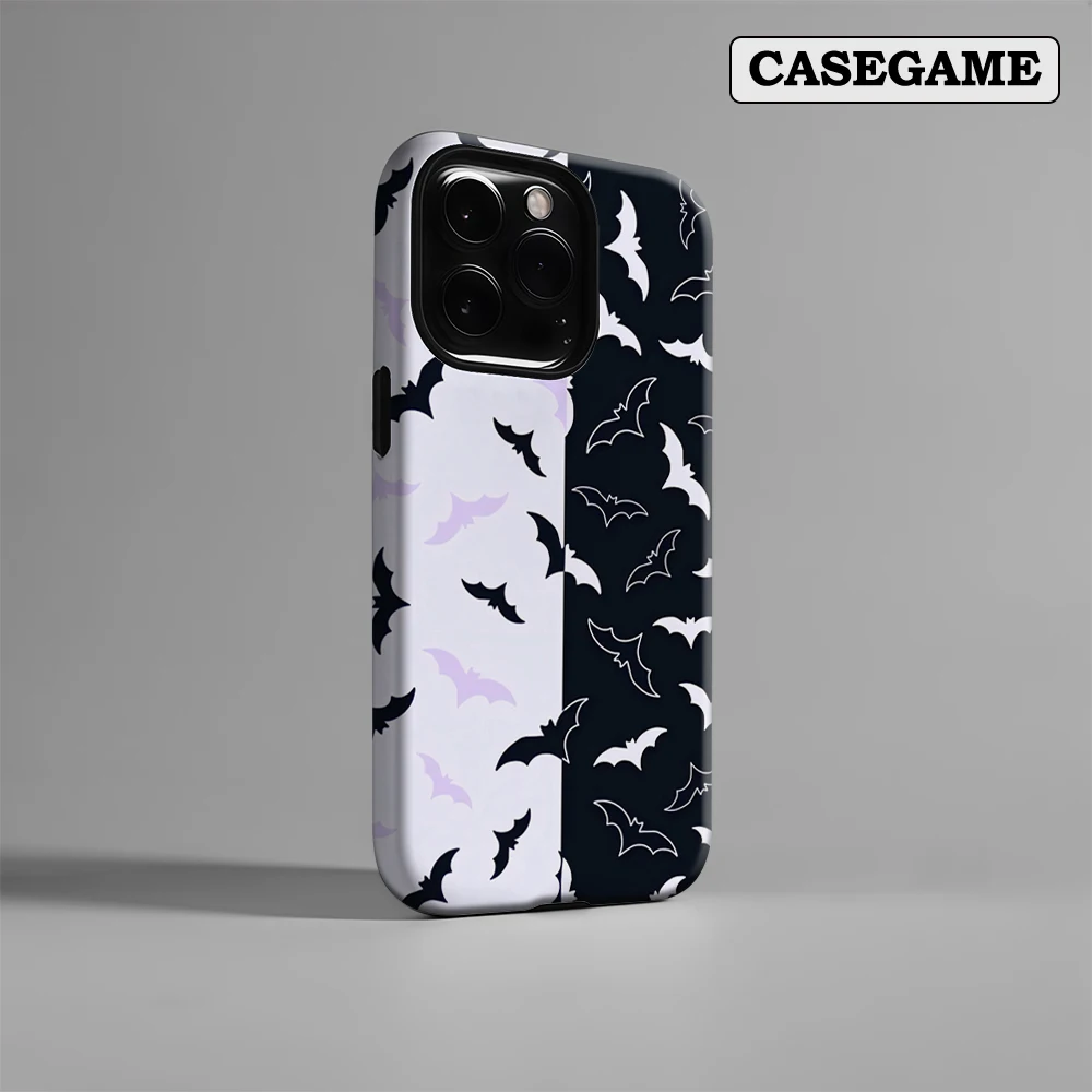 Halloween Bat Duality IPhone 17 Must-Haves Handyhülle für IPhone 17 16 15 14 13 12 Pro Max Plus Doppelschichtige Rückseite INS
