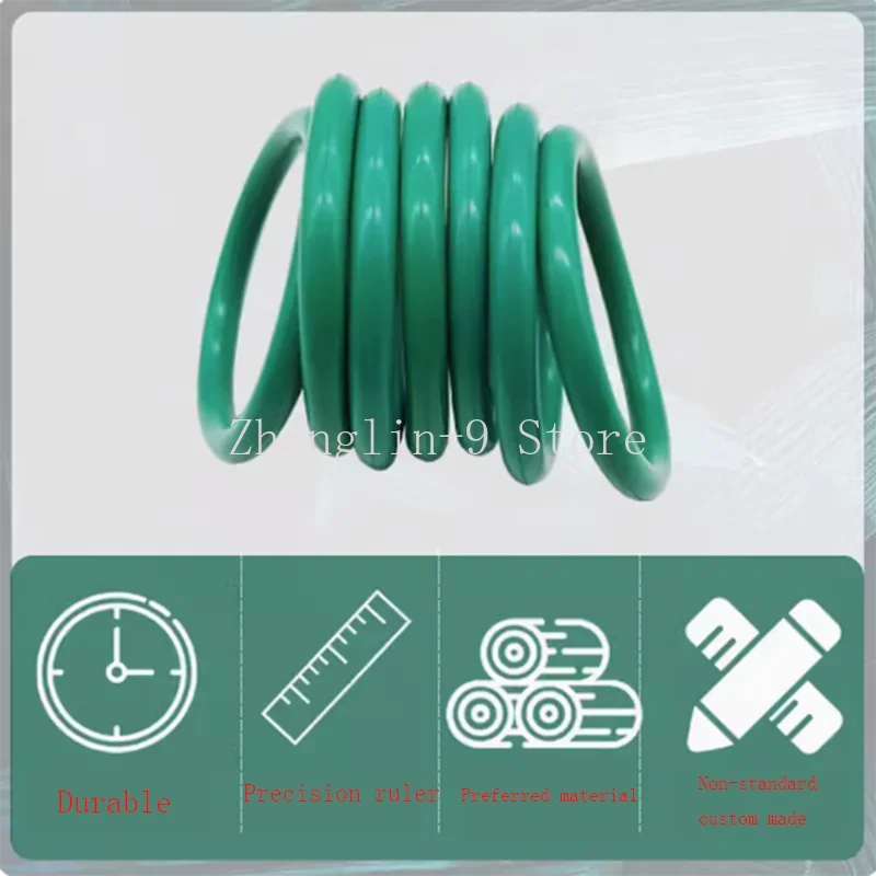 Imagem -03 - O-ring Variedade Kit Caixa Anel de Borracha de Flúor Verde Fkm O-ring Grupo Junta de Lavadora de Borracha de Vedação
