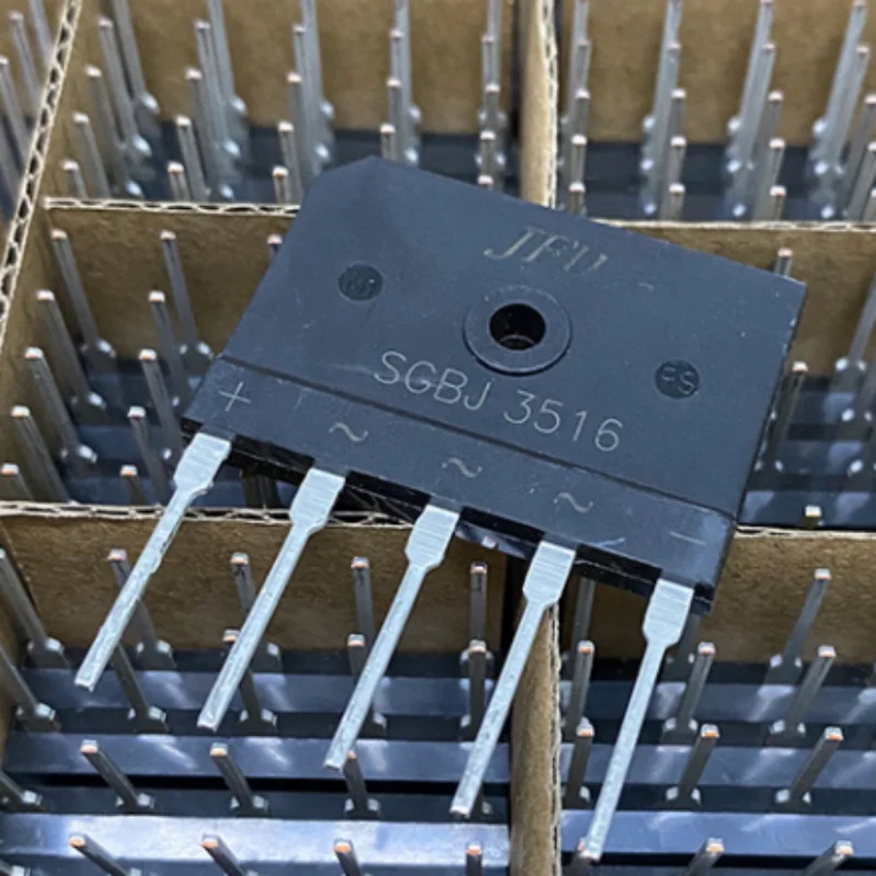 SGBJ3516 NEW Original Genuine Chip Three Phase Rectifier Bridge Flat Bridge 35A 1600V Single Row Five Pin