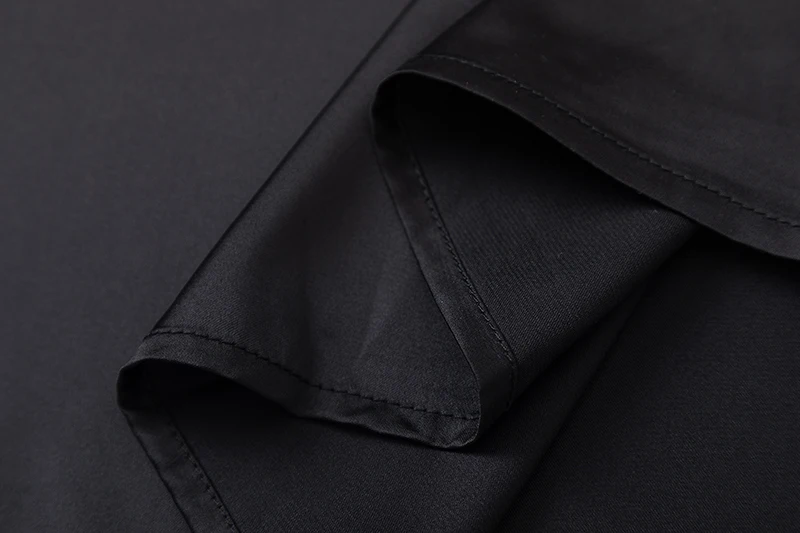 Damen-Rock aus simuliertem Seidensatin im lässigen europäisch-amerikanischen Stil, Wickelrock für den grenzüberschreitenden Modehandel – Detail 30