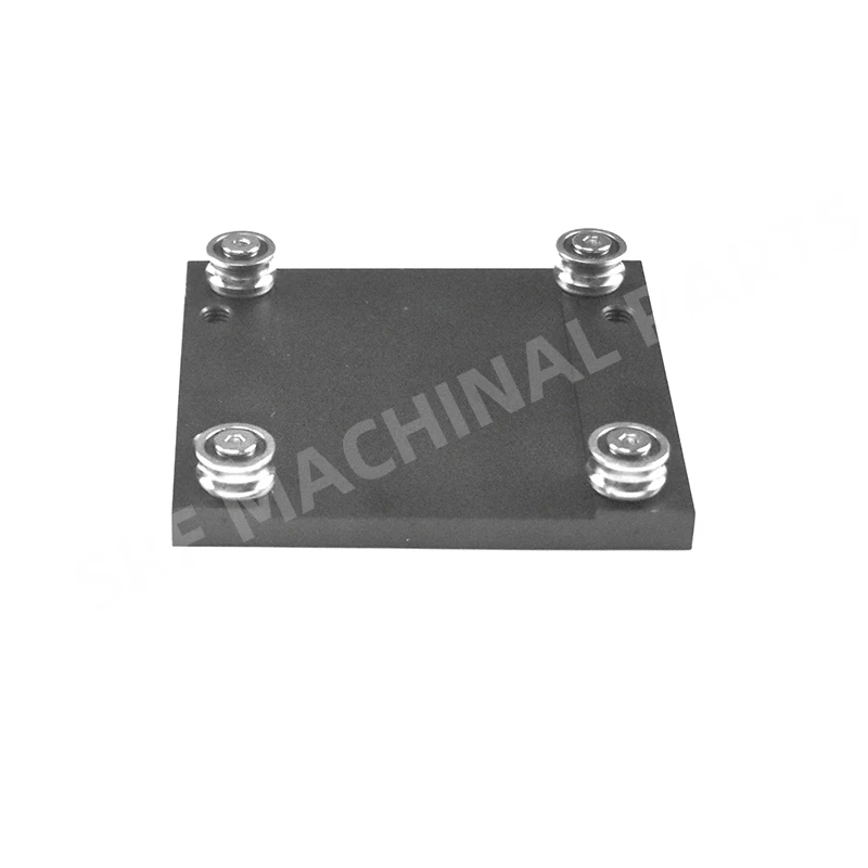 Aluminum roller linear guide rail slide block OSGR10 4 wheels 6 whees Doulbe shaft-linear guide rail slider