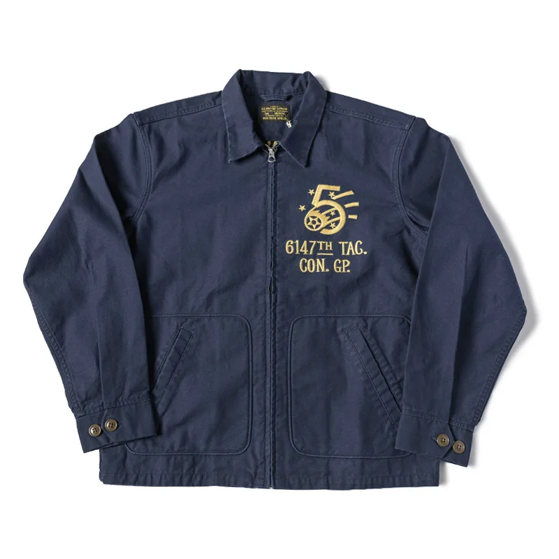 

NONSTOCK Mosquito Force Embroidered Jacket_Men's Heavy American Canvas Jacket