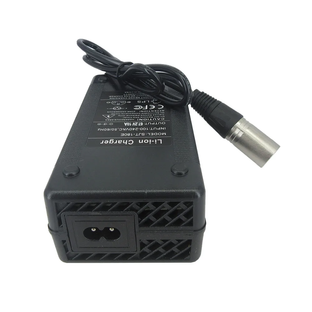 67.2v 3a li-ion ebike carregador 16s 60 v 60 volts 3a e bicicleta elétrica trotinette lítio carregadores t/pc/iec 3pin conector