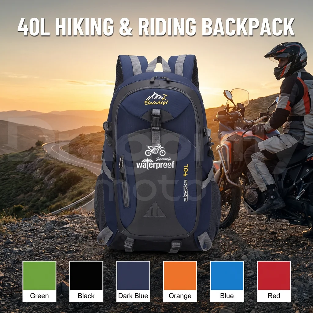 

For FB Mondial Flat Track HPS 125 300 Hipster Imola SMT SMX 125 Enduro Motard Motorcycle 40L outdoor hiking bag sports bag