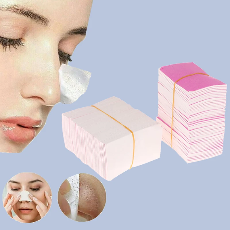 50 ชิ้นกระดาษจมูก Blackhead Remover กระดาษแถบจมูกสิว T Zone Care กระดาษจมูก Blackhead Removal Papers