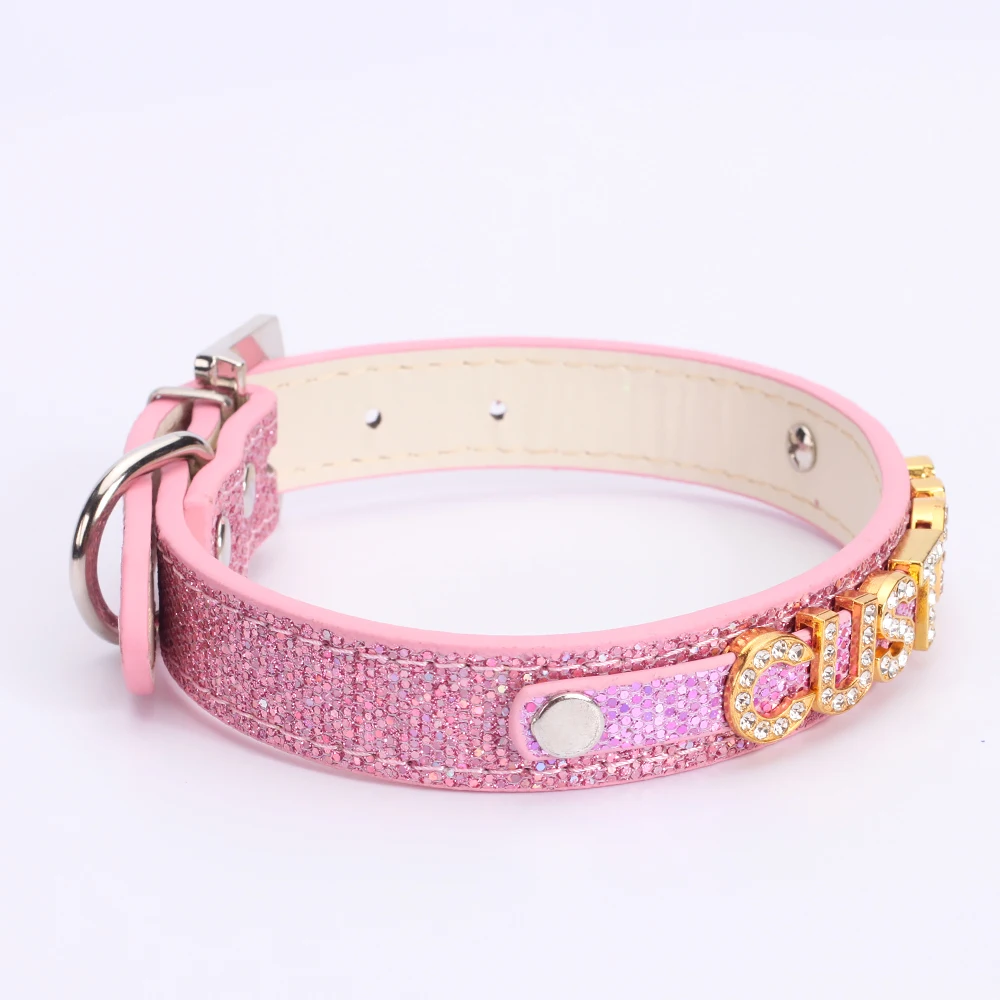 Punk Funkelnde Farbe Angepasst Strass Buchstaben Kragen Halsband Personalisierte Halsketten Männer Frauen Hotwife Cosplay Individuelle Schmuck – Detail 10