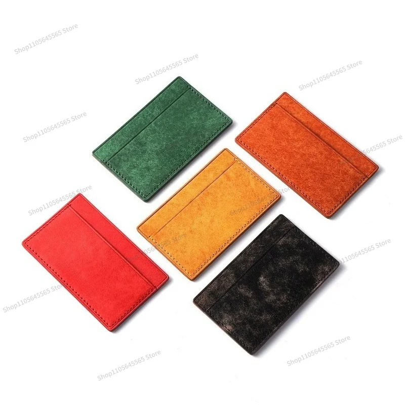 For Dual-card Business Card Bag, The Leather Is Light and Thin, Small and High-end, and The New Convenient Leather Bag.