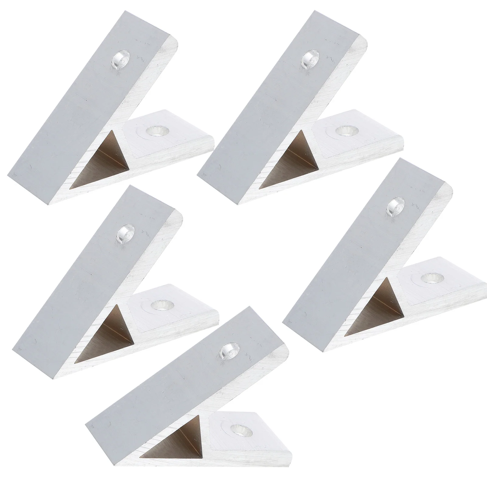 

5 Pcs Corner Bracket Corner Shelf Bracket Heavy Duty Brackets 45 Degree Angle Code Extrusion Connectors Aluminum Profile