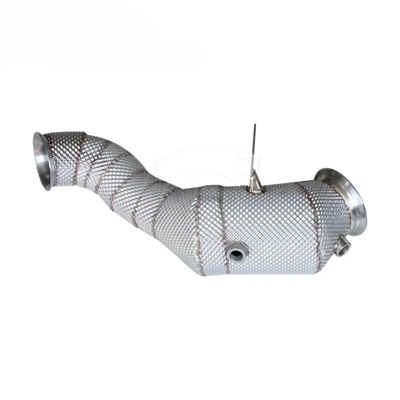 For Mercedes M274 W212 W205 C180 C200 C300 W213 E200 E260 E300 GLK260 2015+ Downpipe LHD with heat shield